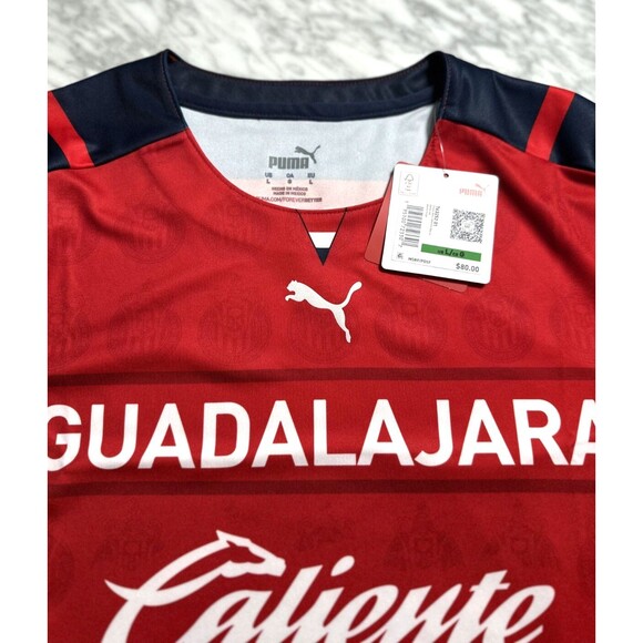 Puma Liga MX Chivas Guadalajara Women's Large 3rd Jersey 21/22 NEW 763252 01 - Picture 7 of 7